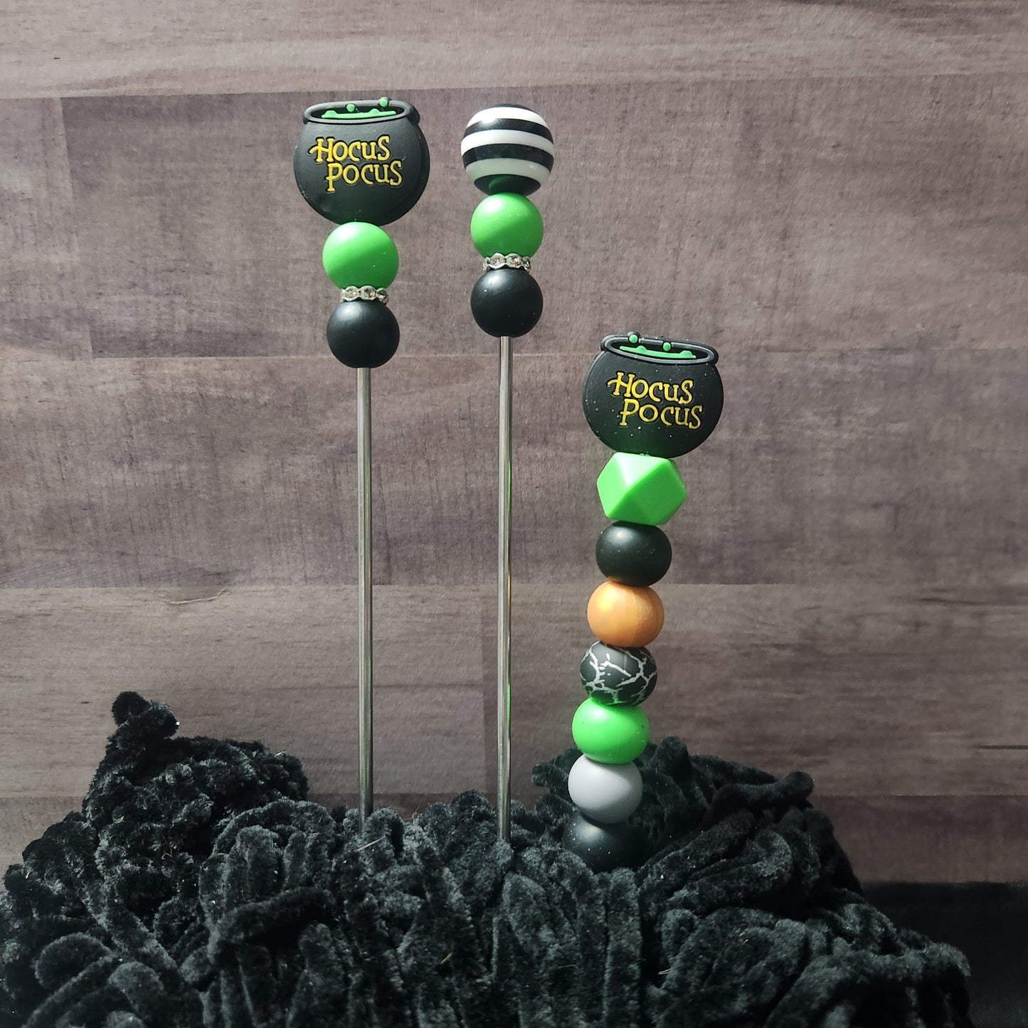 Choose a Beaded Crochet Hook or Ami Sticks made with Hocus Pocus Focal Beads