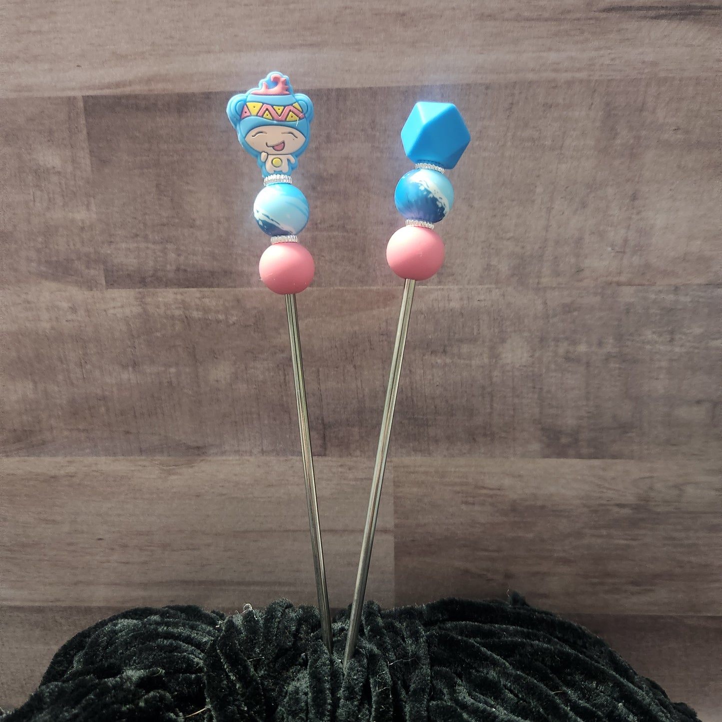 Zodiac Beaded Crochet Hook or Ami Sticks